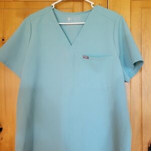 Figs Women's Top in Light Blue